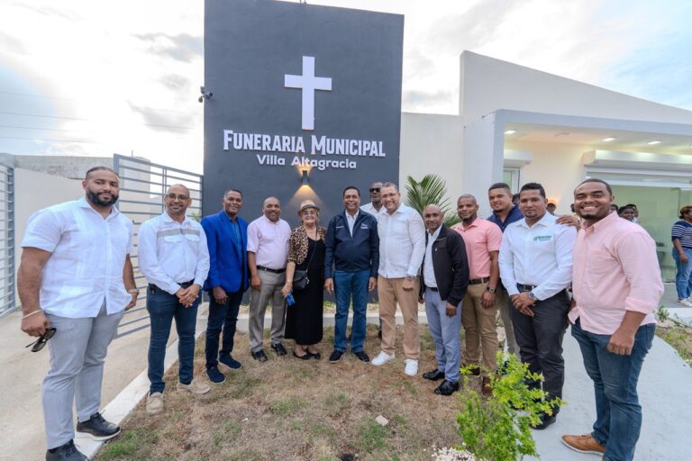 Villa Altagracia inaugura funeraria municipal con apoyo LMD y Presidencia