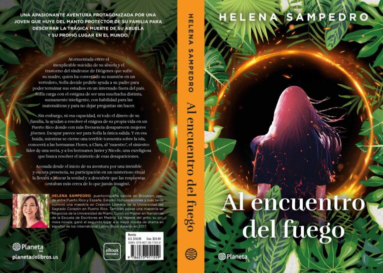 La escritora puertorriqueña Helena Sampedro presenta en el país su nuevo libro “Al encuentro del fuego”