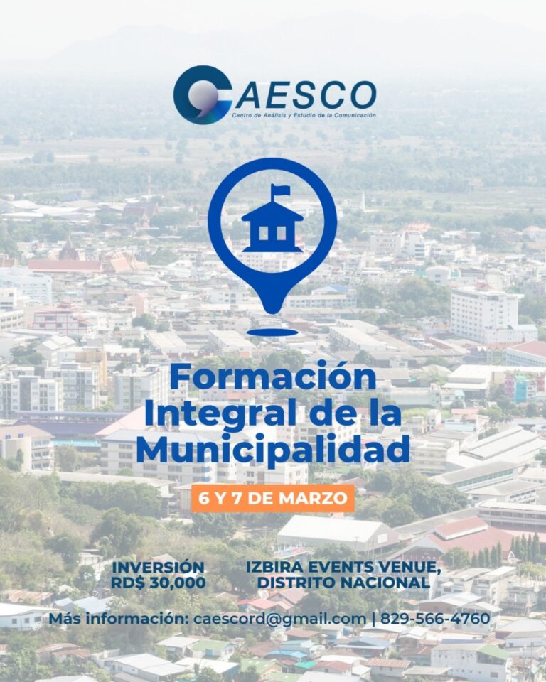 CAESCO lanza programa de formación para fortalecer la gestión municipal en RD