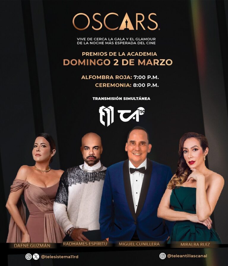 Telesistema y Teleantillas transmitirán en vivo y en simultáneo la 97.ª edición de los Premios Oscar