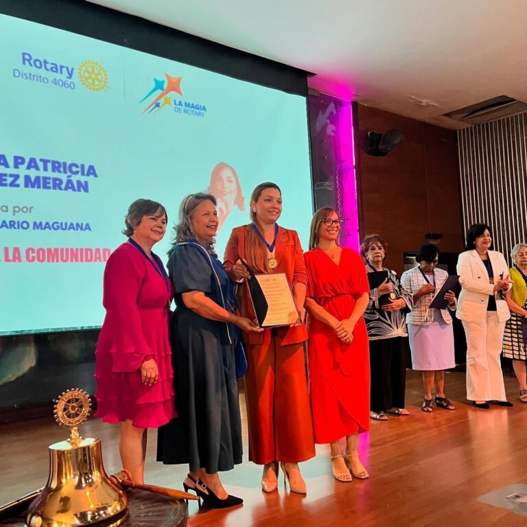 Laura Meran, reconocida como Dama de la Comunidad por Rotary con motivo al Día Internacional de la Mujer